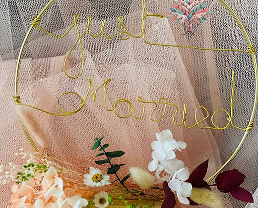Couronne de Fleurs stabilisées à personnaliser