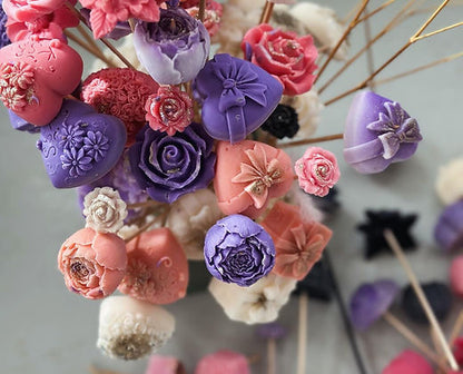 BOUQUET FLEURS STABILISEES sur mesure