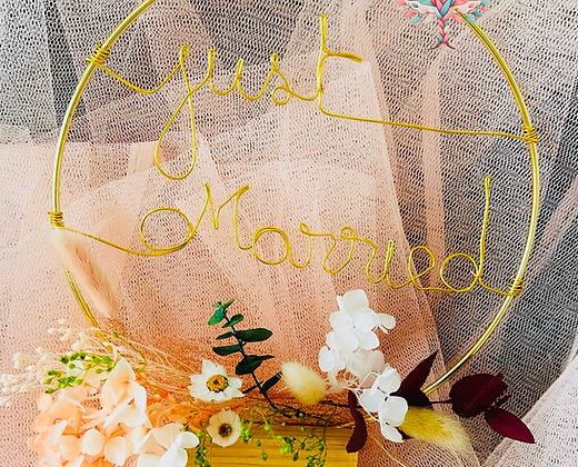 Couronne de Fleurs stabilisées à personnaliser