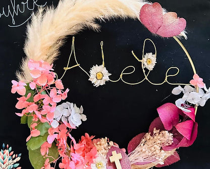 Couronne de Fleurs stabilisées à personnaliser
