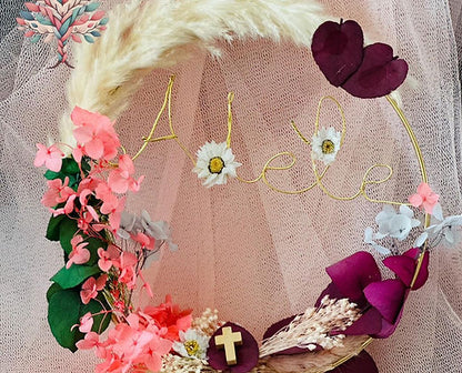 Couronne de Fleurs stabilisées à personnaliser